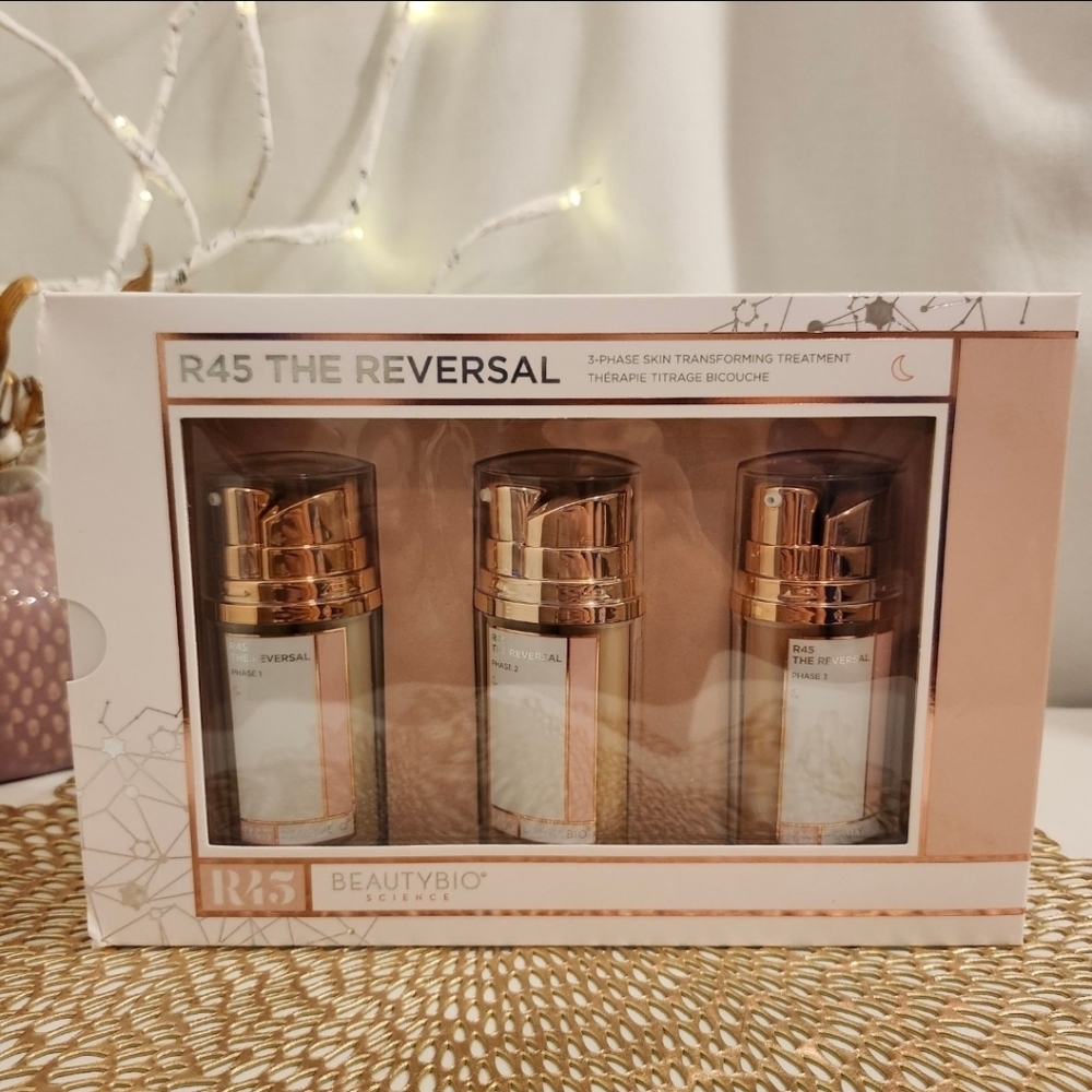 BeautyBio R45 The Reversal 3 Phase Skin Transforming Treatment NIB&Sealed RV$160